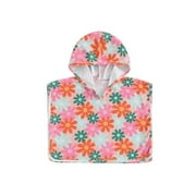 Infant Hooded Beach Towels for Baby Girl Swimsuit Cover up Summer Beach Bath Poncho Towel Cloak 0-6 Months